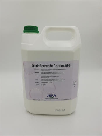 Desinficerende cremesæbe 5 ltr. - JEFA Clean